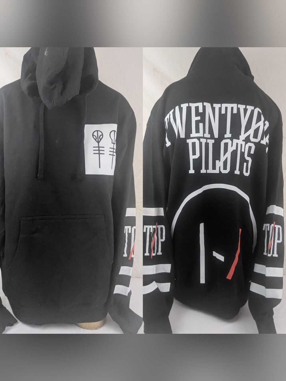 Twenty One Pilots Black Hoodie Medium